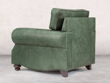 Hetty Chair In Green Vintage Leather