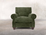 Hetty Chair In Jade Vintage Velvet