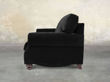 Hetty Chair In Jet Black Lush Velvet