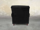 Hetty Chair In Jet Black Lush Velvet