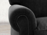 Hetty Chair In Jet Black Lush Velvet