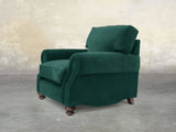 Hetty Chair In Kingfisher Lush Velvet