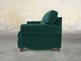 Hetty Chair In Kingfisher Lush Velvet