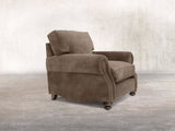 Hetty Chair In Otter Vintage Velvet