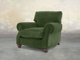 Hetty Chair In Pine Lush Velvet