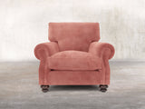 Hetty Chair In Pink Blush Vintage Velvet