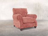 Hetty Chair In Pink Blush Vintage Velvet