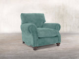 Hetty Chair In Summer Mist Vintage Velvet