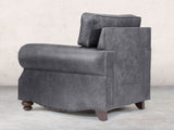 Hetty Chair In Thunder Vintage Leather