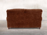 Hetty Snug 2 Seat Sofa In Burnt Umber Vintage Velvet