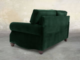 Hetty Snug 2 Seat Sofa In Dark Green Lush Velvet