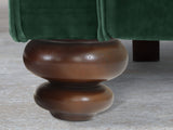 Hetty Snug 2 Seat Sofa In Dark Green Lush Velvet