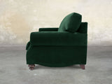 Hetty Snug 2 Seat Sofa In Dark Green Lush Velvet