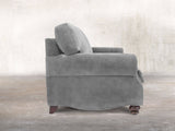 Hetty Snug 2 Seat Sofa In Dove Vintage Velvet