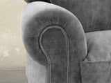 Hetty Snug 2 Seat Sofa In Dove Vintage Velvet