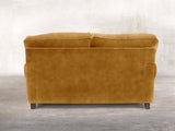 Hetty Snug 2 Seat Sofa In Gold Vintage Velvet