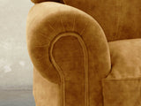 Hetty Snug 2 Seat Sofa In Gold Vintage Velvet