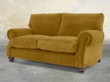 Hetty Snug 2 Seat Sofa In Golden Lush Velvet