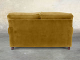 Hetty Snug 2 Seat Sofa In Golden Lush Velvet