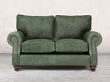 Hetty Snug 2 Seat Sofa In Green Vintage Leather