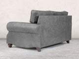 Hetty Snug 2 Seat Sofa In Grey Vintage Leather