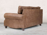 Hetty Snug 2 Seat Sofa In Hickory Vintage Leather