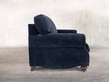 Hetty Snug 2 Seat Sofa In Indigo Vintage Velvet