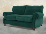 Hetty Snug 2 Seat Sofa In Kingfisher Lush Velvet