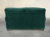 Hetty Snug 2 Seat Sofa In Kingfisher Lush Velvet