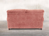 Hetty Snug 2 Seat Sofa In Pink Blush Vintage Velvet