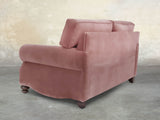 Hetty Snug 2 Seat Sofa In Pink Lush Velvet