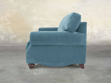 Hetty Snug 2 Seat Sofa In Sky Lush Velvet