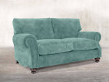 Hetty Snug 2 Seat Sofa In Summer Mist Vintage Velvet