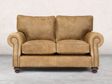 Hetty Snug 2 Seat Sofa In Tan Vintage Leather