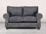 Hetty Snug 2 Seat Sofa In Thunder Vintage Leather