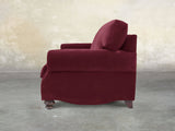 Hetty Snug 2 Seat Sofa In Wine Lush Velvet