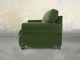 Hetty Snug 2 Seat Sofa In Pine Lush Velvet