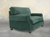 Hetty Snuggler In Aqua Lush Velvet