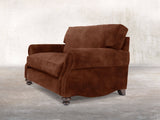 Hetty Snuggler In Burnt Umber Vintage Velvet