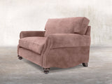 Hetty Snuggler In Dusky Pink Vintage Velvet