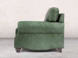 Hetty Snuggler In Green Vintage Leather