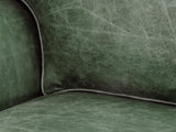 Hetty Snuggler In Green Vintage Leather