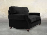 Hetty Snuggler In Jet Black Lush Velvet