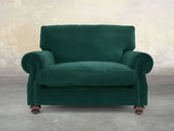 Hetty Snuggler In Kingfisher Lush Velvet