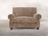 Hetty Snuggler In Mocha Vintage Velvet