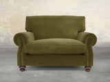 Hetty Snuggler In Moss Lush Velvet