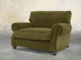 Hetty Snuggler In Moss Lush Velvet