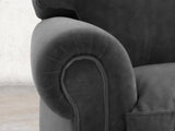 Hetty Snuggler In Nickel Lush Velvet