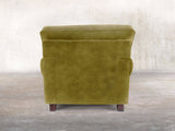 Hetty Snuggler In Olive Vintage Velvet