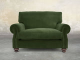 Hetty Snuggler In Pine Lush Velvet